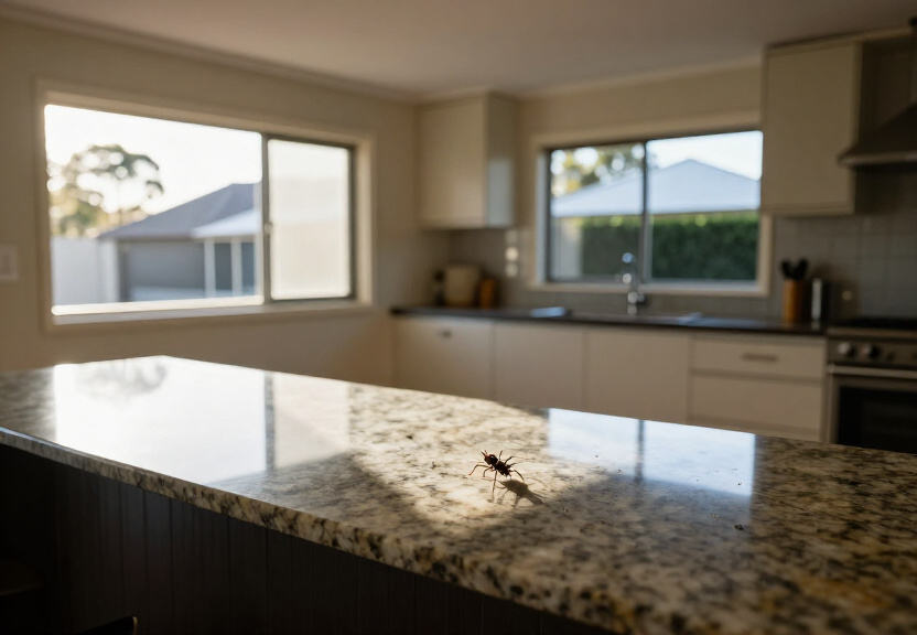 Kitchen bench free of ants